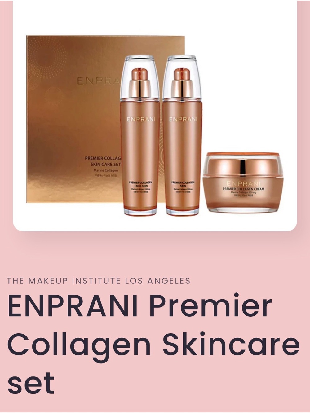 Premier Collagen Skincare Set - Rose Gold